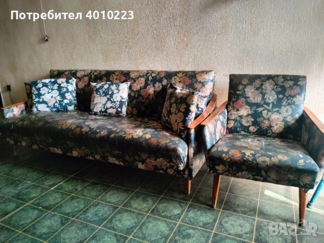 Холна гарнитура 2 фотьойла и 2 таботерки , снимка 11 - Дивани и мека мебел - 53695018