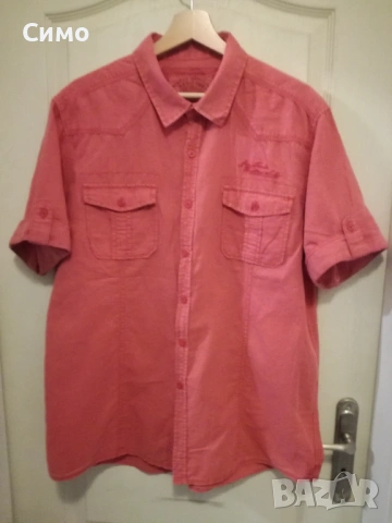 GIN TONIC- Мъжка Риза Къс Ръкав, снимка 2 - Ризи - 53202116