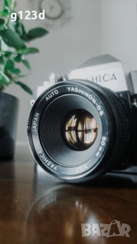 Yashica tl-electro с обектив Yashinon 50 мм 1.9, снимка 2 - Фотоапарати - 50778470