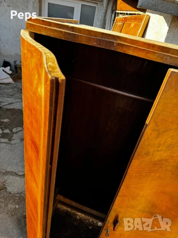 Старинни Автентични мебели Маса Гардероб Бюфет Нощно шкафче врати, снимка 4 - Антикварни и старинни предмети - 53896861