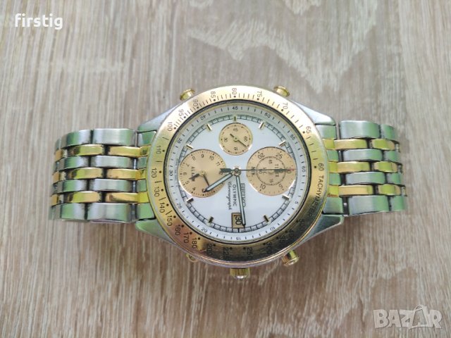 Мъжки Часовник Seiko Olympic Chronograph , снимка 7 - Мъжки - 45023609