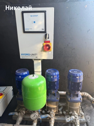 Професионална хидрофорна система за източване и изпомпване, хидроагрегат