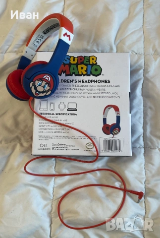 Оригинални Nintendo слушалки за деца – нови, 3.5mm, снимка 5 - Слушалки и портативни колонки - 53931897