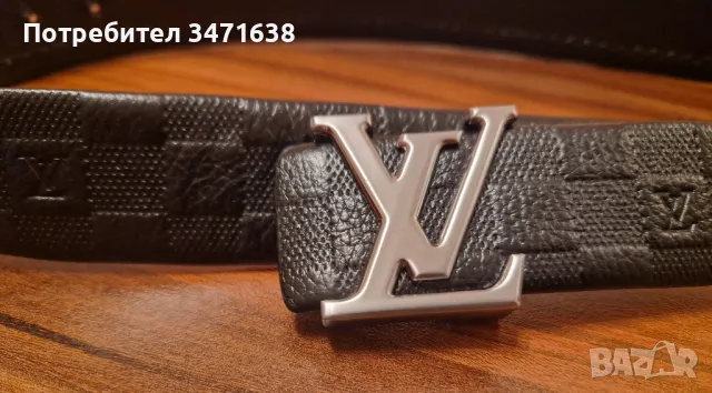 Колан от естествена кожа на Louis Vuitton , снимка 1 - Колани - 48169994