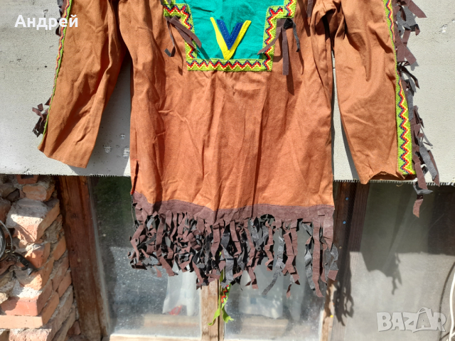 Стара индианска дреха, снимка 3 - Други ценни предмети - 44977143