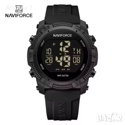 Мъжки Дигитални Часовници - NAVIFORCE - С Подаръчна Кутия, снимка 5 - Мъжки - 54166523