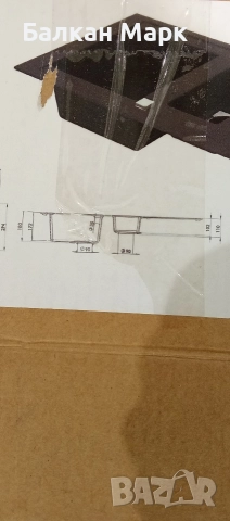 Нова кухненска мивка Carea Tango 98×50×19 см – с  дефекти, снимка 10 - Мивки - 52753203
