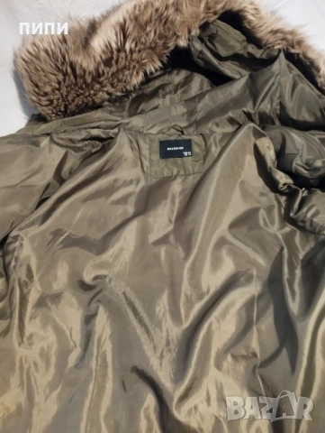 ДАМСКО ЗИМНО яке с качулко, цвят зелен, снимка 6 - Якета - 53473037