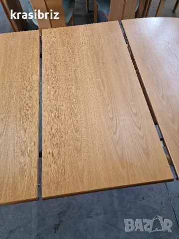 Масивна Трапезна Разтегателна Маса-внос от Германия!, снимка 5 - Маси - 49916776