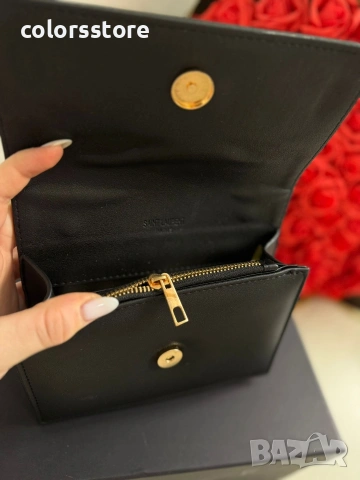 Черна чанта YSL-IM93p, снимка 4 - Чанти - 54154972