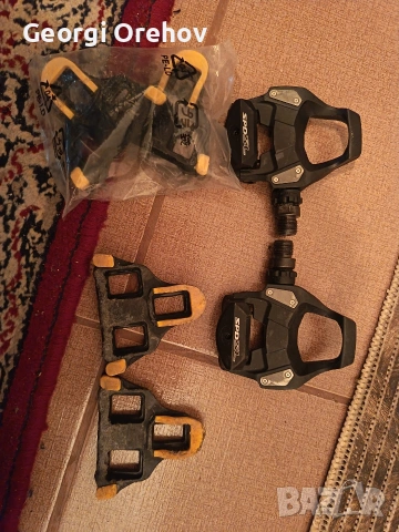 Чисто нови шосейни педали за колоездене Shimano SPD-SL-505, снимка 2 - Части за велосипеди - 53601621
