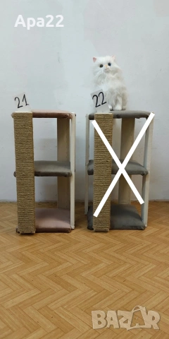 Нови 60см сглобени котеши катерушки - Облен, снимка 13 - За котки - 51239869