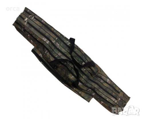 Троен калъф за въдици PenaxPro 3 Rod Sleeve Green Camo за риболов, снимка 2 - Такъми - 53040379