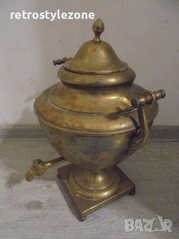 № 8499  СТАР МЕТАЛЕН СЪД / АНТИКВАРЕН САМОВАР – ДЕКОРАТИВЕН И КОЛЕКЦИОНЕРСКИ , снимка 4 - Антикварни и старинни предмети - 53489385