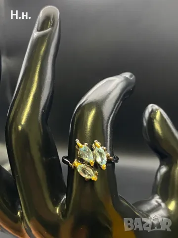 Сребърен дамски пръстен, снимка 6 - Пръстени - 50378065