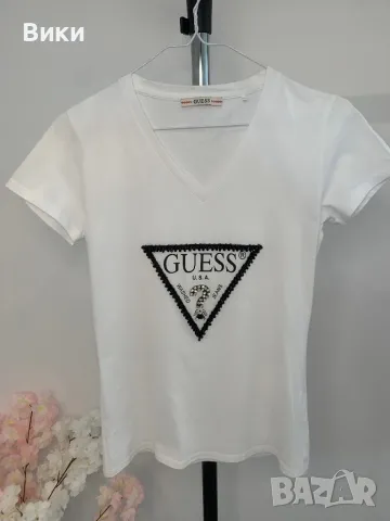 Тениска Guess размер М, снимка 4 - Тениски - 50203271