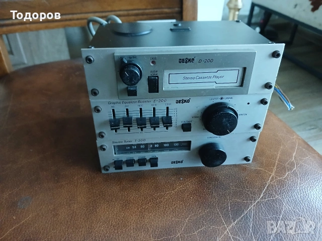 Ретро авто касетофон, тунер ,усилвател, еквилайзер 