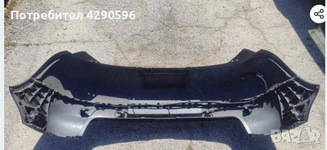 Задна броня черна за VW Golf 5 / Голф 5 парктроник , снимка 2 - Части - 53541708