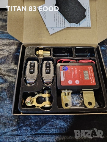 Дистанционен умен прекъсвач за акумулатор (ключ маса), снимка 2 - Друга електроника - 54043557