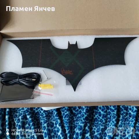 Супергеройска LED лампа с дистанционно управление , снимка 3 - Лед осветление - 50746258