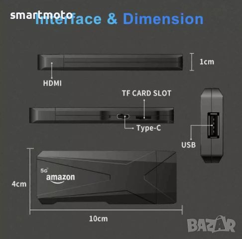 Тв бокс Amazon fire tv stick 10k HD Streaming 6R Plus, снимка 5 - Приемници и антени - 46135691