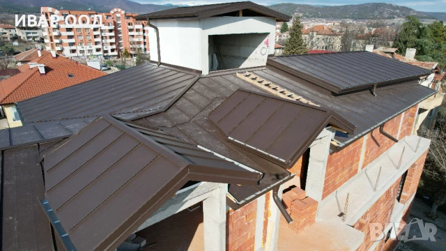 Покривна Ламарина - профил Клик Панел и Двоен фалц, снимка 14 - Строителни материали - 46289269