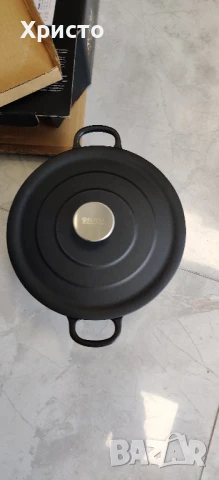 Чугунена тенджера Royal van Kempen & Begeer CC006516-001, 3.3L, 22см,, снимка 4 - Съдове за готвене - 51259757