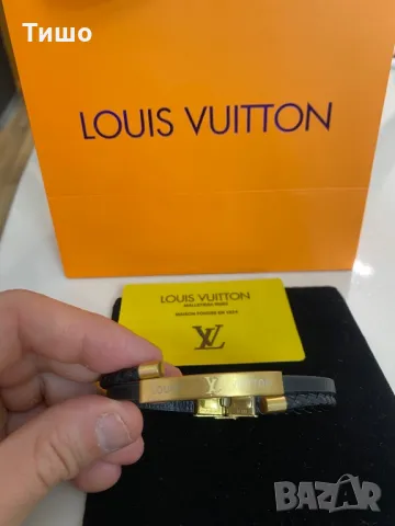 Louis Vuitton-Оригинална чисто нова мъжка гривна, снимка 2 - Гривни - 48634843