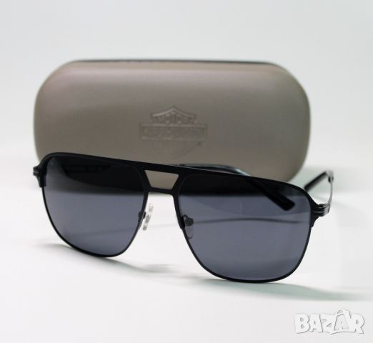 Оригинални мъжки слънчеви очила Harley - Davidson Aviator-65% titanium, снимка 2 - Слънчеви и диоптрични очила - 45497560