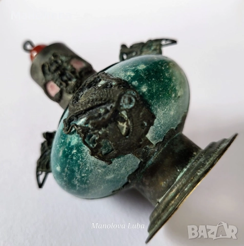 Тибетска бутилка за енфие., снимка 3 - Антикварни и старинни предмети - 52024035