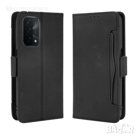 OPPO A54 5G / A74 5G / A93 5G Wallet Калъф и Протектор