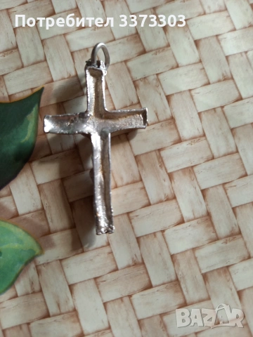 Сребърен кръст от Йерусалим , снимка 3 - Колиета, медальони, синджири - 53871826