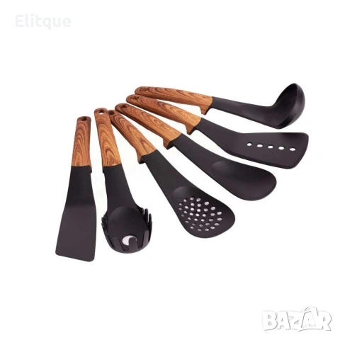 Комплект кухненски прибори 6 части с въртяща се стойка Cheffinger , снимка 3 - Други стоки за дома - 53179984
