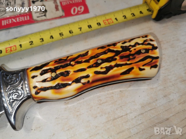 НОЖ С КРАСИВА ДРЪЖКА 1103260738, снимка 4 - Ножове - 53791115