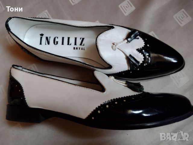 Дамски кожени обувки Ingiliz Royal, снимка 4 - Дамски елегантни обувки - 45095088