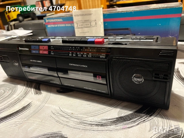 Радиокасетофон International AK-25 !Чисто нов!, снимка 6 - Радиокасетофони, транзистори - 53433939