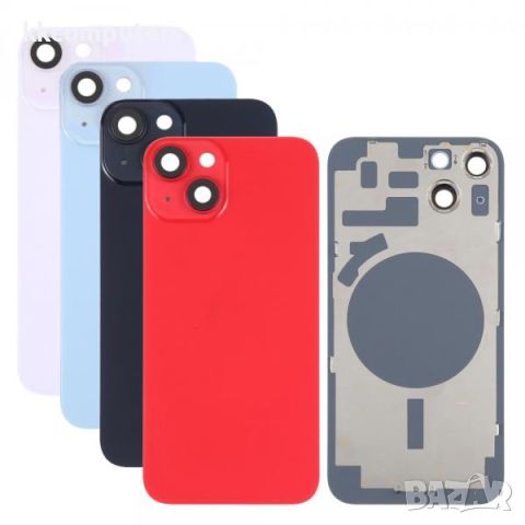 Капак батерия / Стъкло камера (Комплект) за iPhone 14 Plus 6.7/ Червен Баркод : 483368, снимка 1 - Резервни части за телефони - 46468866