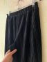 Широк черен плюшен рипсен панталон с ластик в кръста 🖤🖤🖤 , снимка 6