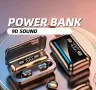 Безжични слушалки с Powerbank , снимка 8