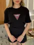 памучни дамски тениски guess , снимка 3