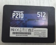 НОВ 512GB Patriot P210 SSD, снимка 1