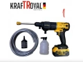 5в1 универсален комплект KraftRoyal с 5 приставки: винтоверт, гайковерт-импакт, перфоратор,водоструй, снимка 5