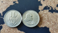 Монета Южна Африка, 10 цента, 1965