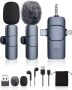 Нов Безжичен лавалиерен микрофон 20м обхват за видео и стрийминг, снимка 1 - Микрофони - 45806848