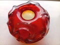 Ваза murano кехлибар 14/18 см, снимка 2