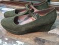Дамски обувки от естествен велур, снимка 1 - Дамски елегантни обувки - 45790517