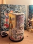 Коледна свещ с декупаж, снимка 2