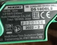 Акумулаторен винтоверт HITACHI/HIKOKI DS18DBL2, снимка 4