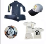 Резервен Син Мбапе 10 Сет Комплект с къс ръкав, топка, шапка 2026г Нов, снимка 14