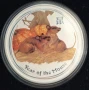 Цветен лунар, 1 oz, 2008, Година на мишката , снимка 1